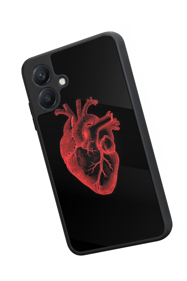 Samsung Galaxy A07 Uyumlu Kalp Love Tasarımlı Glossy Premium Kılıf