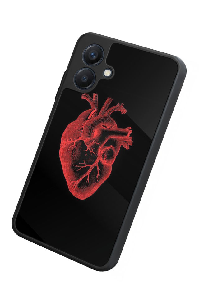 Samsung Galaxy A07 Uyumlu Kalp Love Tasarımlı Glossy Premium Kılıf