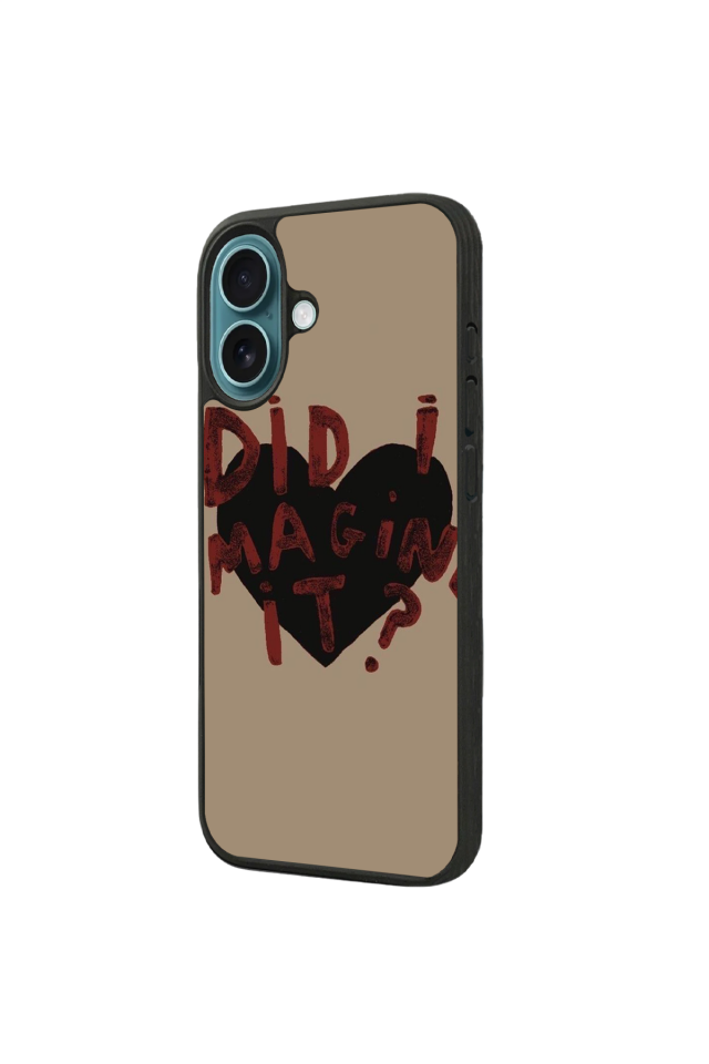 iPhone 16 Uyumlu Kalp Love Tasarımlı Glossy Premium Kılıf