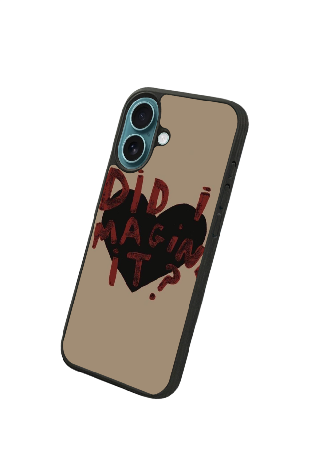 iPhone 16 Uyumlu Kalp Love Tasarımlı Glossy Premium Kılıf