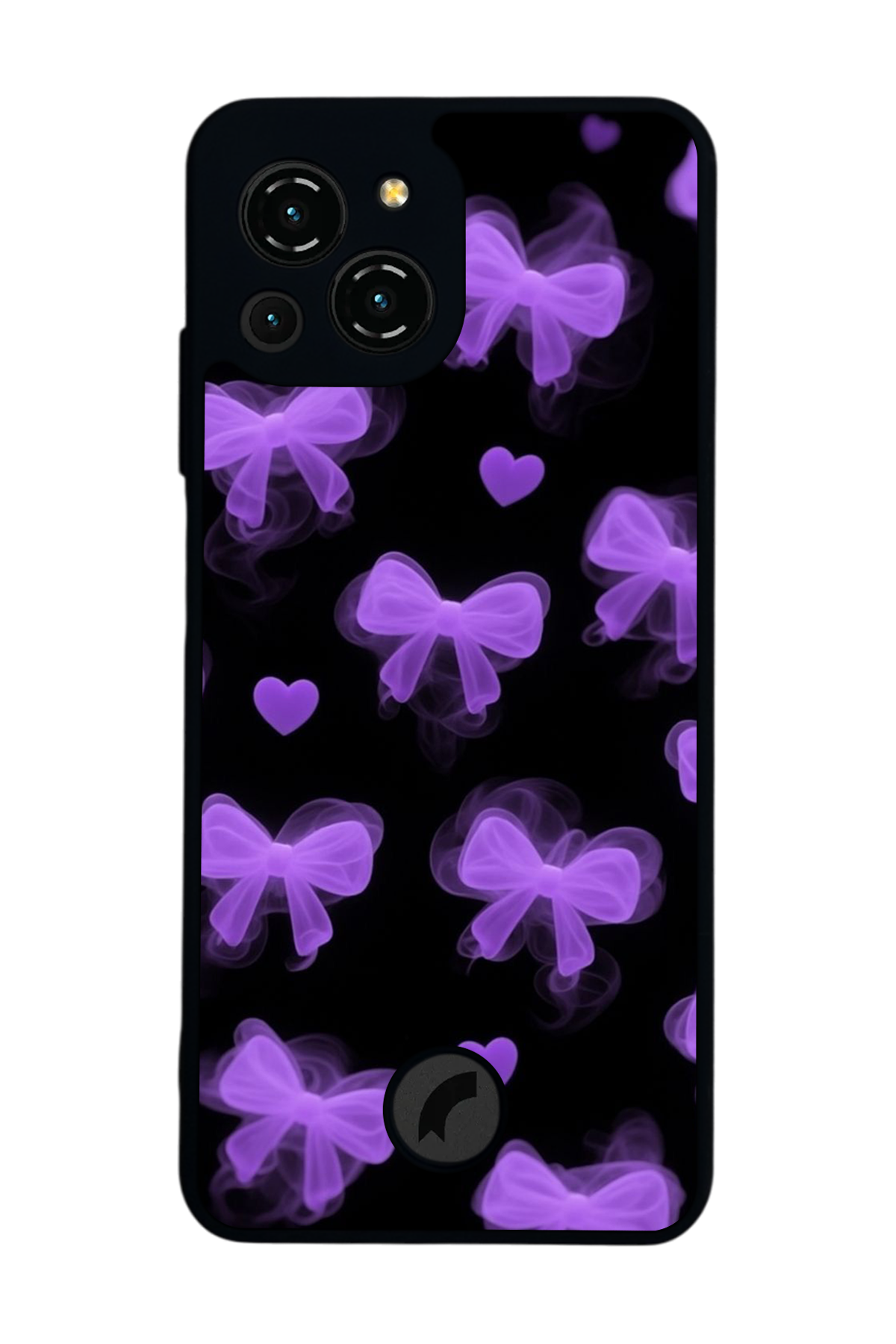 Reeder S23 Pro Max Uyumlu Kurdele Tasarımlı Glossy Premium Kılıf