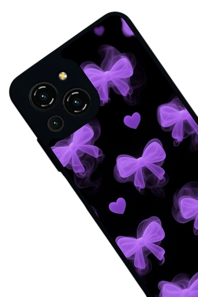 Reeder S23 Pro Max Uyumlu Kurdele Tasarımlı Glossy Premium Kılıf