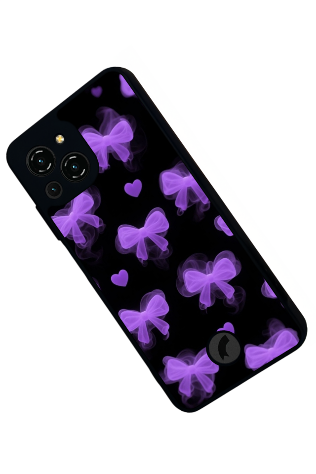 Reeder S23 Pro Max Uyumlu Kurdele Tasarımlı Glossy Premium Kılıf