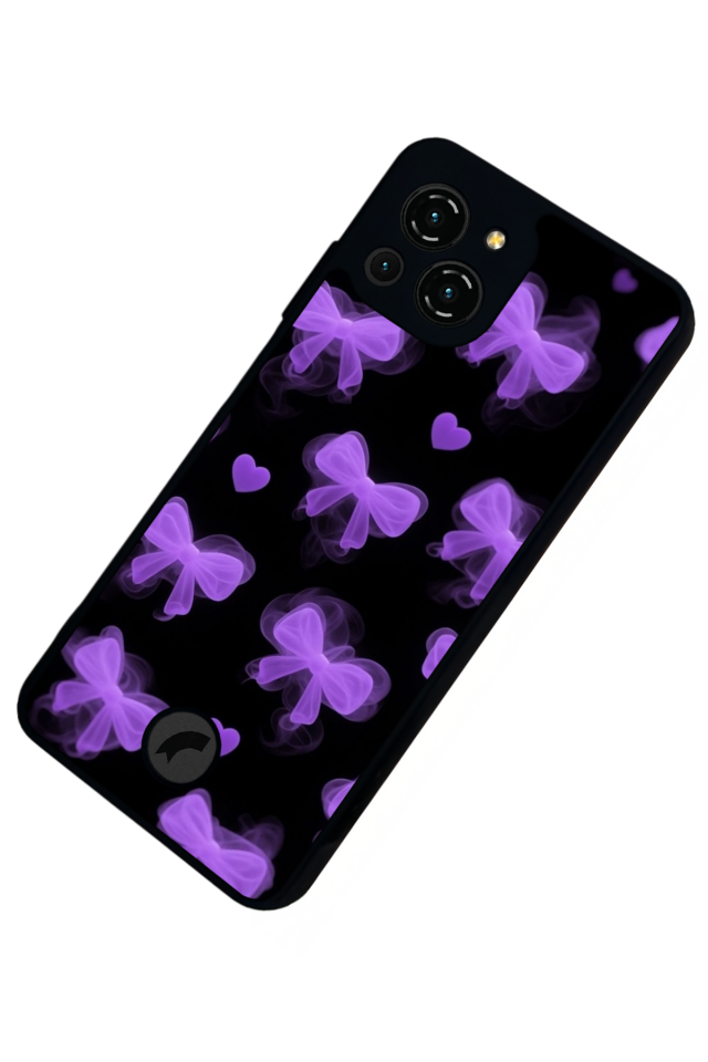 Reeder S23 Pro Max Uyumlu Kurdele Tasarımlı Glossy Premium Kılıf