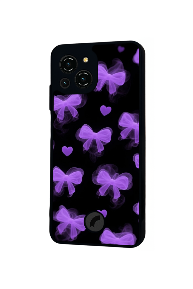 Reeder S23 Pro Max Uyumlu Kurdele Tasarımlı Glossy Premium Kılıf