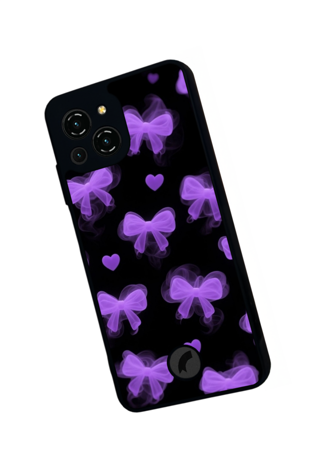 Reeder S23 Pro Max Uyumlu Kurdele Tasarımlı Glossy Premium Kılıf