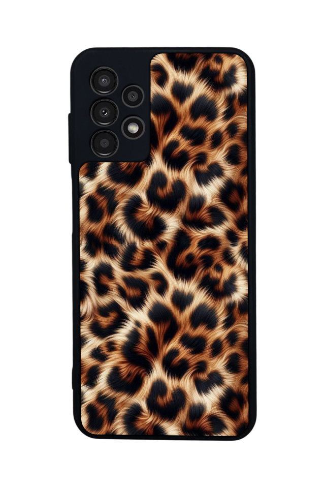 Samsung Galaxy A23 Uyumlu Leopar Tasarımlı Glossy Premium Kılıf