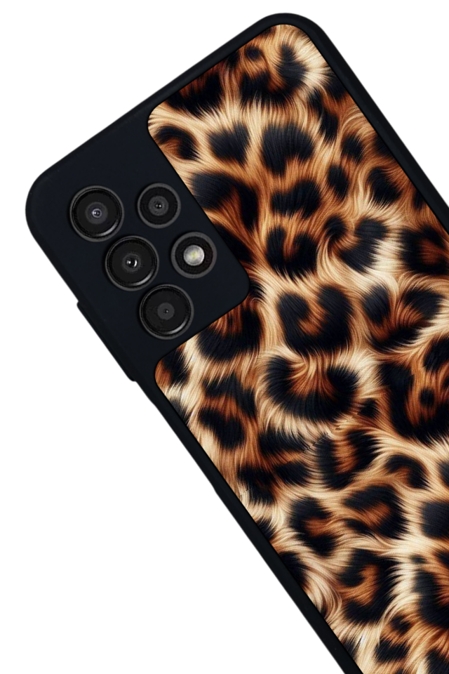 Samsung Galaxy A23 Uyumlu Leopar Tasarımlı Glossy Premium Kılıf