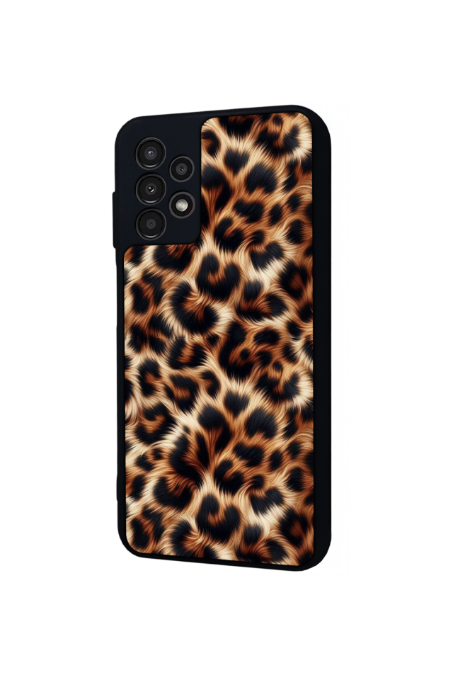 Samsung Galaxy A23 Uyumlu Leopar Tasarımlı Glossy Premium Kılıf