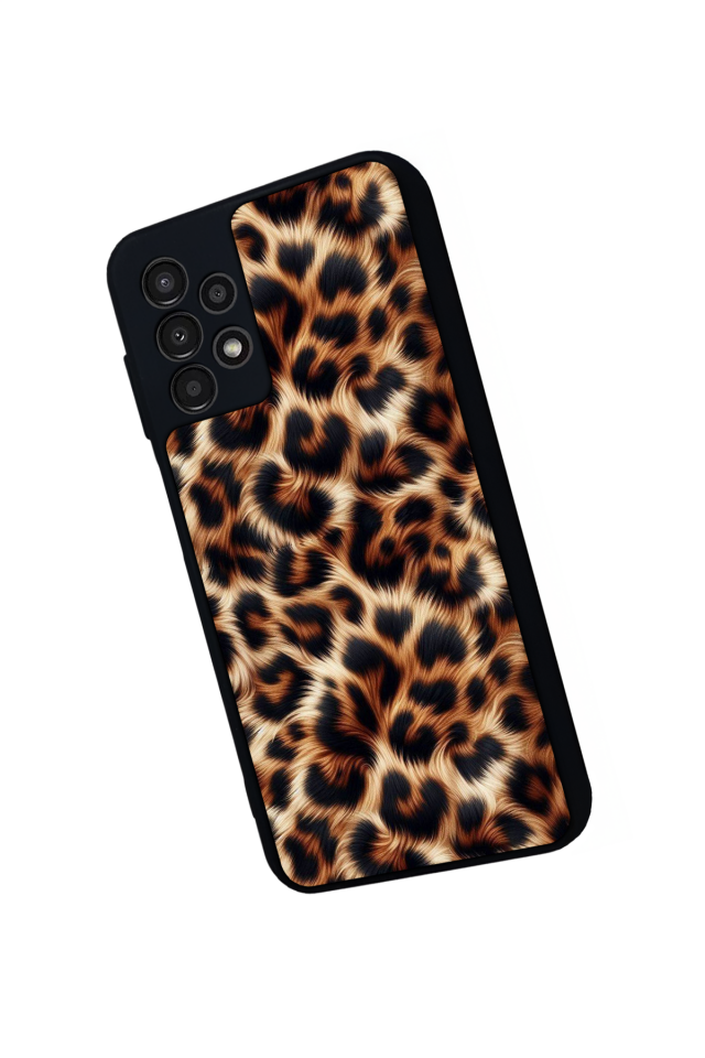 Samsung Galaxy A23 Uyumlu Leopar Tasarımlı Glossy Premium Kılıf