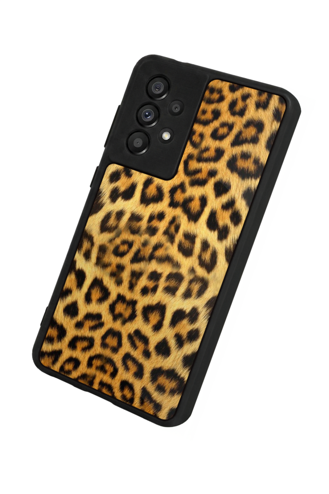 Samsung Galaxy A73 Uyumlu Leopar Tasarımlı Glossy Premium Kılıf