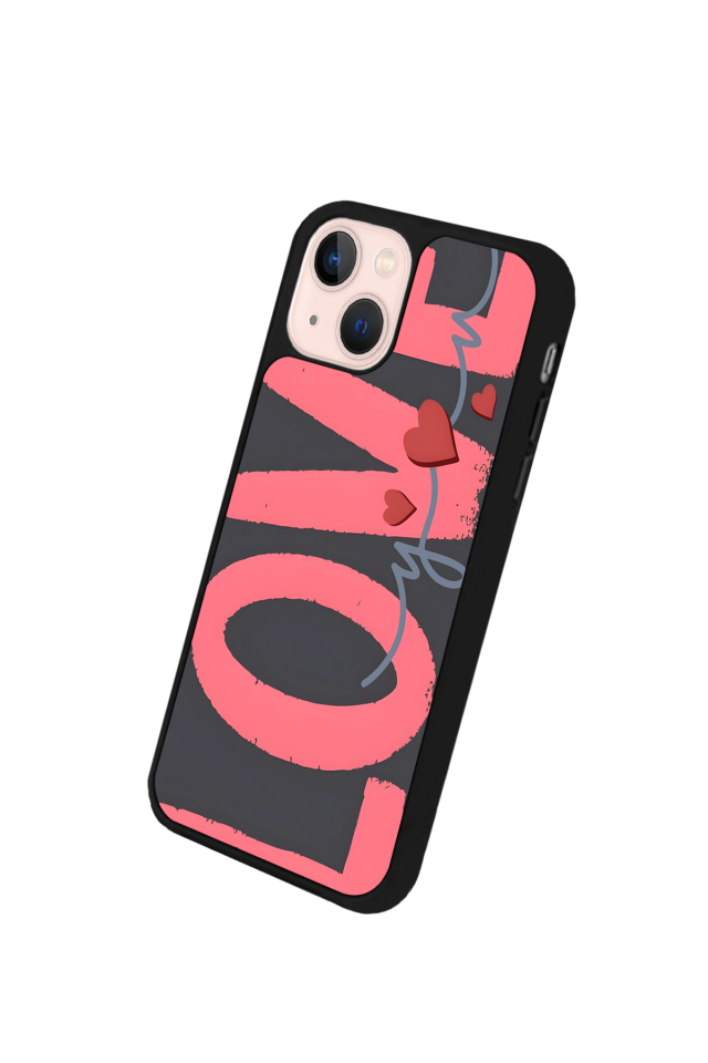 iPhone 15 Plus Uyumlu Love Tasarımlı Glossy Premium Kılıf