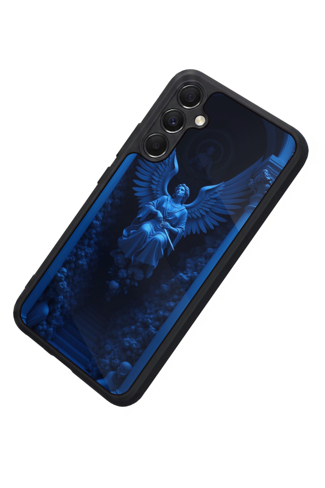 Samsung Galaxy M34 Uyumlu Melek Tasarımlı Glossy Premium Kılıf