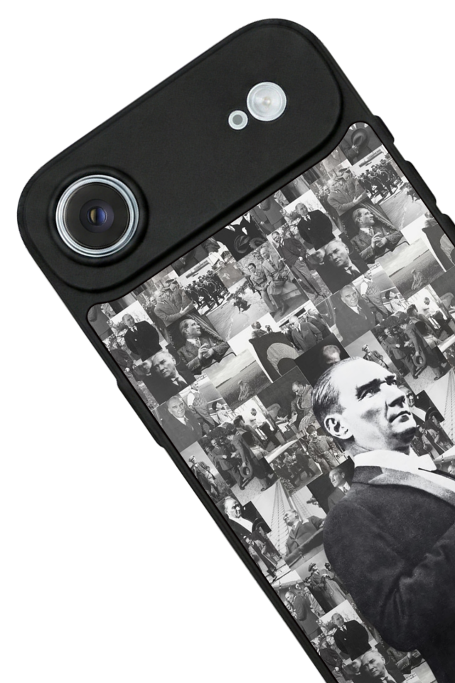 iPhone 17 Air Uyumlu Mustafa Kemal Ataturk Tasarımlı Glossy Premium Kılıf