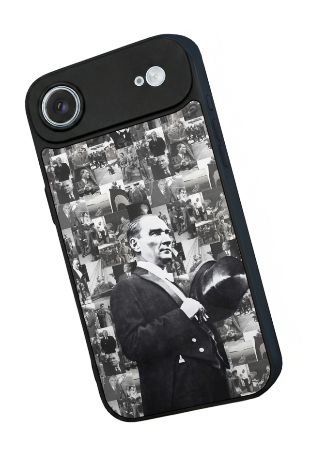 iPhone 17 Air Uyumlu Mustafa Kemal Ataturk Tasarımlı Glossy Premium Kılıf