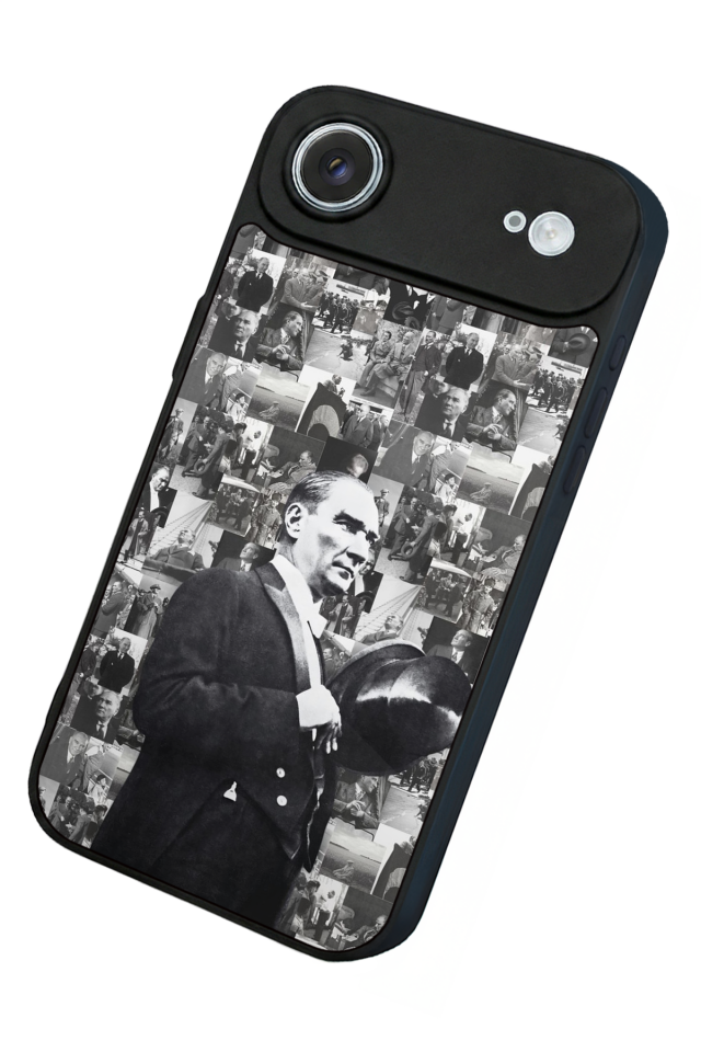 iPhone 17 Air Uyumlu Mustafa Kemal Ataturk Tasarımlı Glossy Premium Kılıf