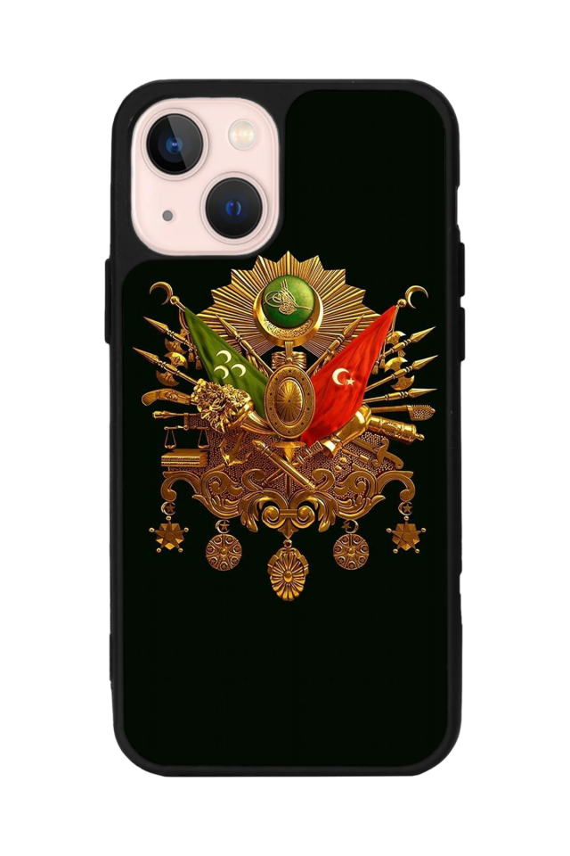 iPhone 13/14 Uyumlu Osmanli Tugrasi Tasarımlı Glossy Premium Kılıf