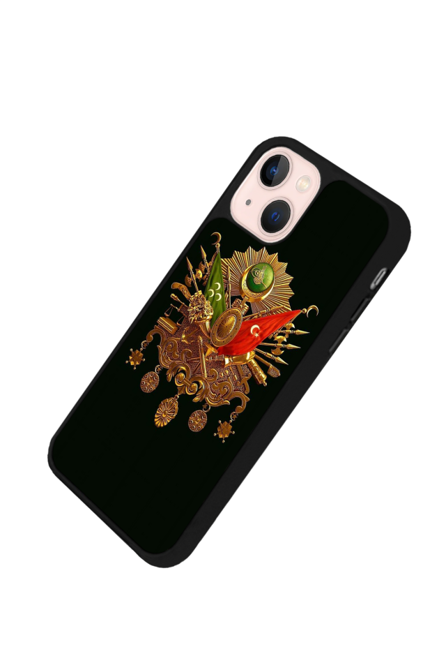 iPhone 13/14 Uyumlu Osmanli Tugrasi Tasarımlı Glossy Premium Kılıf