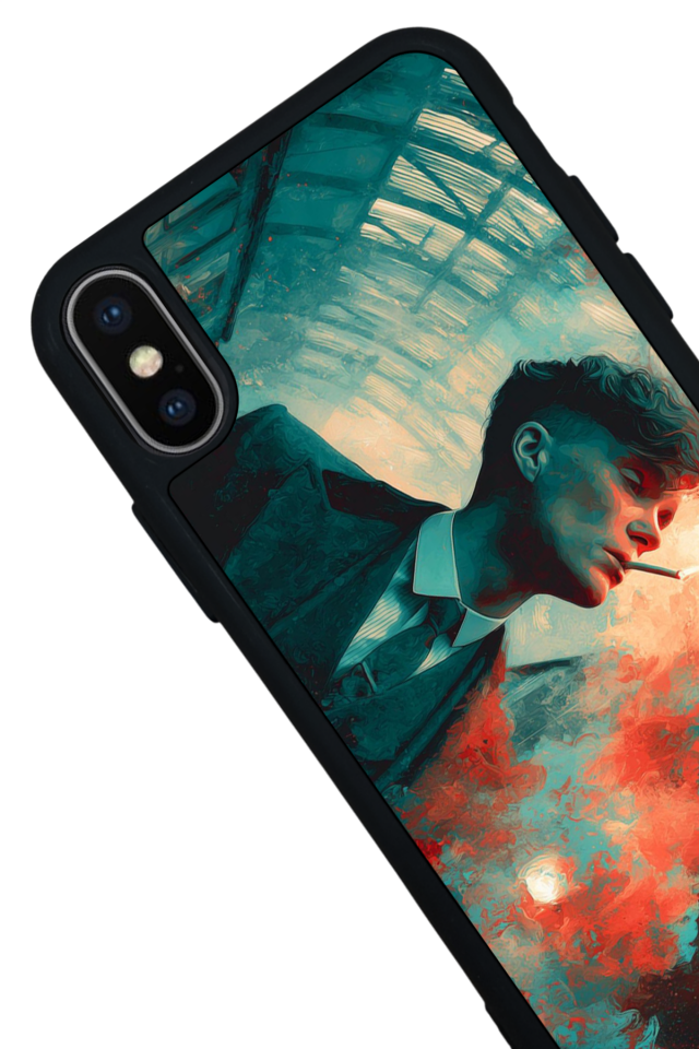 iPhone X/ XS Uyumlu Peaky Blinders Tasarımlı Glossy Premium Kılıf