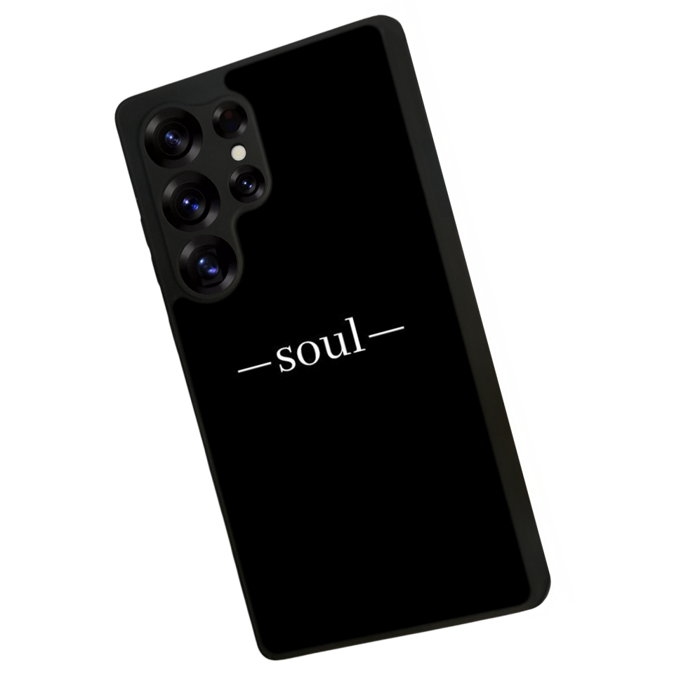 Samsung Galaxy S25 Ultra Uyumlu SOUL Tasarımlı Glossy Premium Kılıf