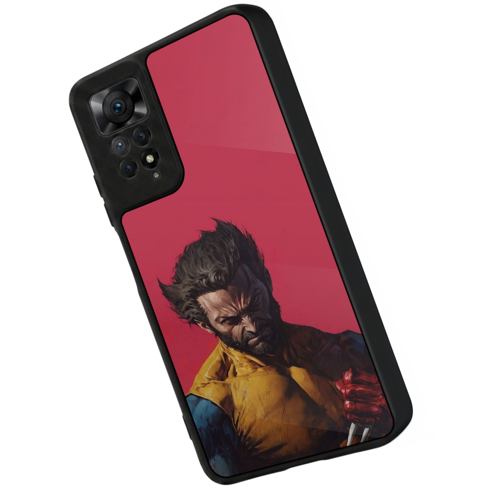 Xiaomi Redmi Note 12 Pro Uyumlu Wolverine Tasarımlı Glossy Premium Kılıf