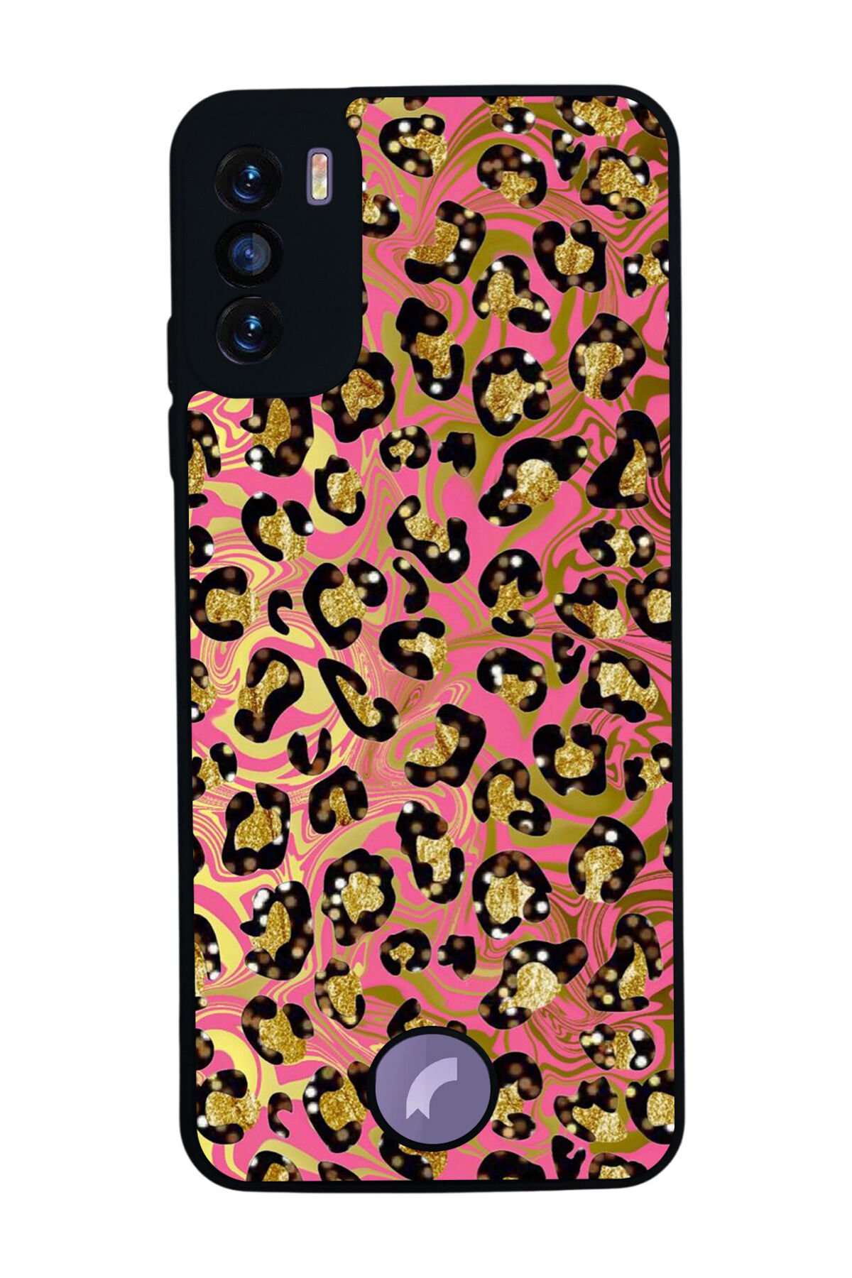 Reeder S19 Max Pro S Uyumlu Hologram Leopar Tasarımlı Glossy Premium Kılıf