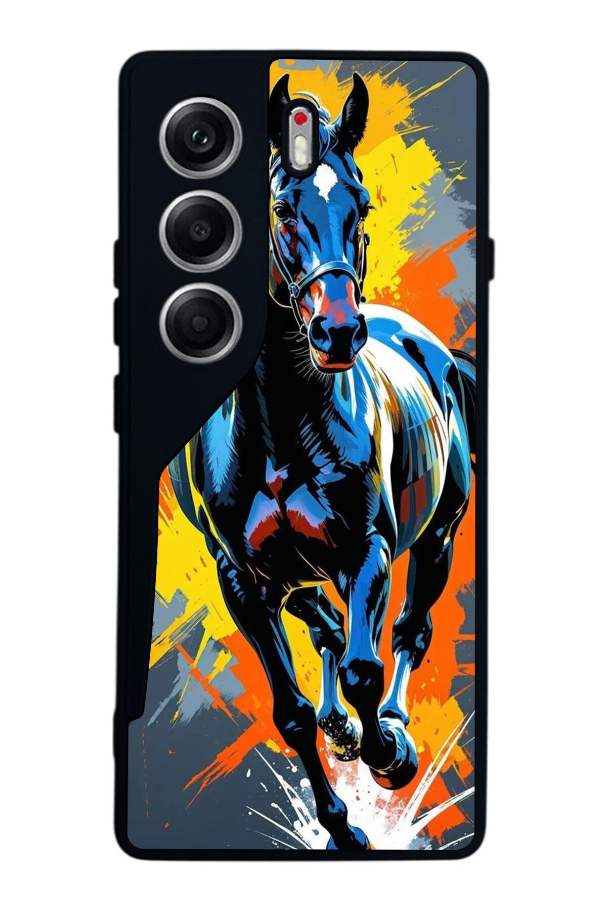 Tecno Camon 40 Uyumlu At Horse Tasarımlı Glossy Premium Kılıf