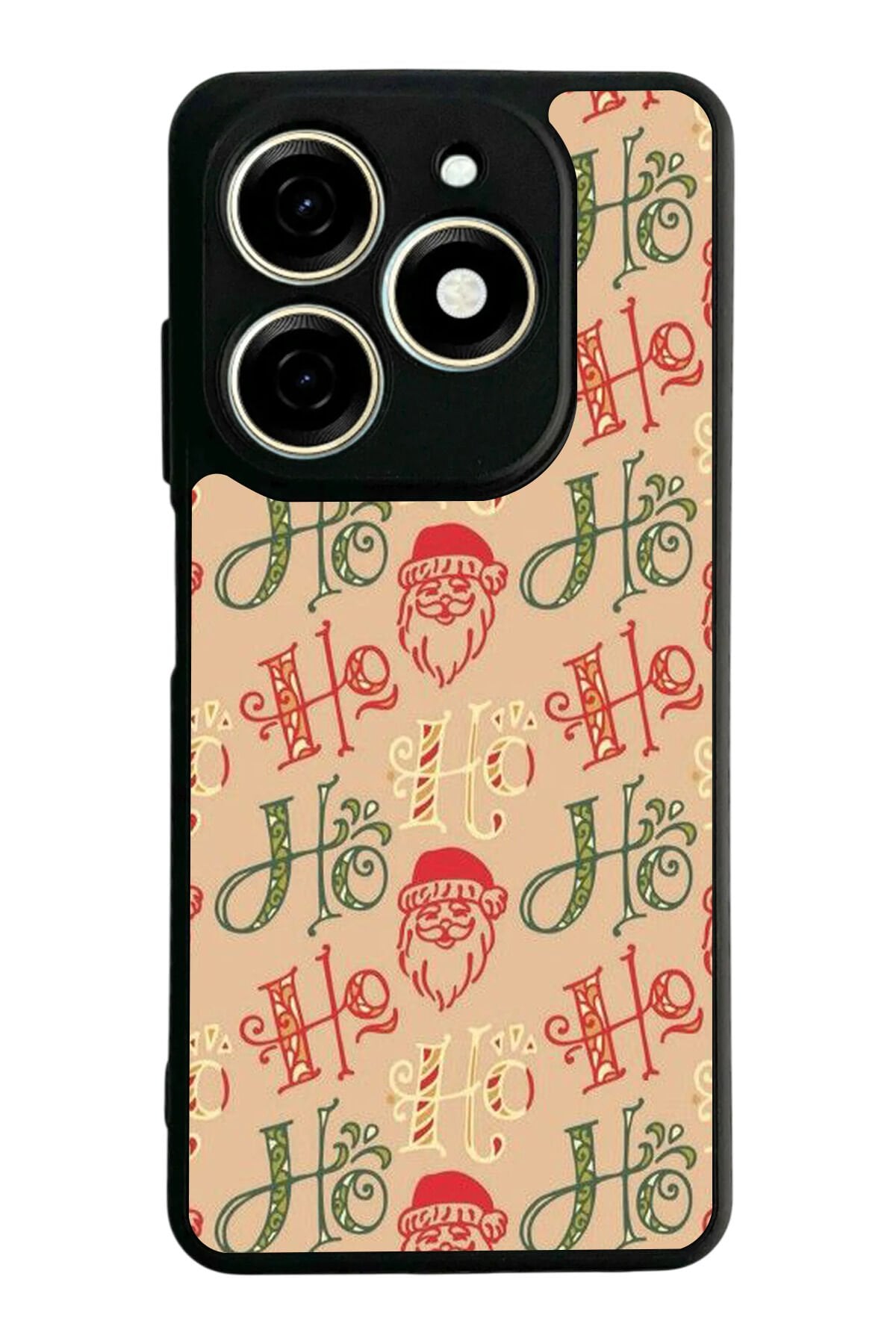 Tecno Spark 20/20C Uyumlu Yilbasi Christmas Tasarımlı Glossy Premium Kılıf