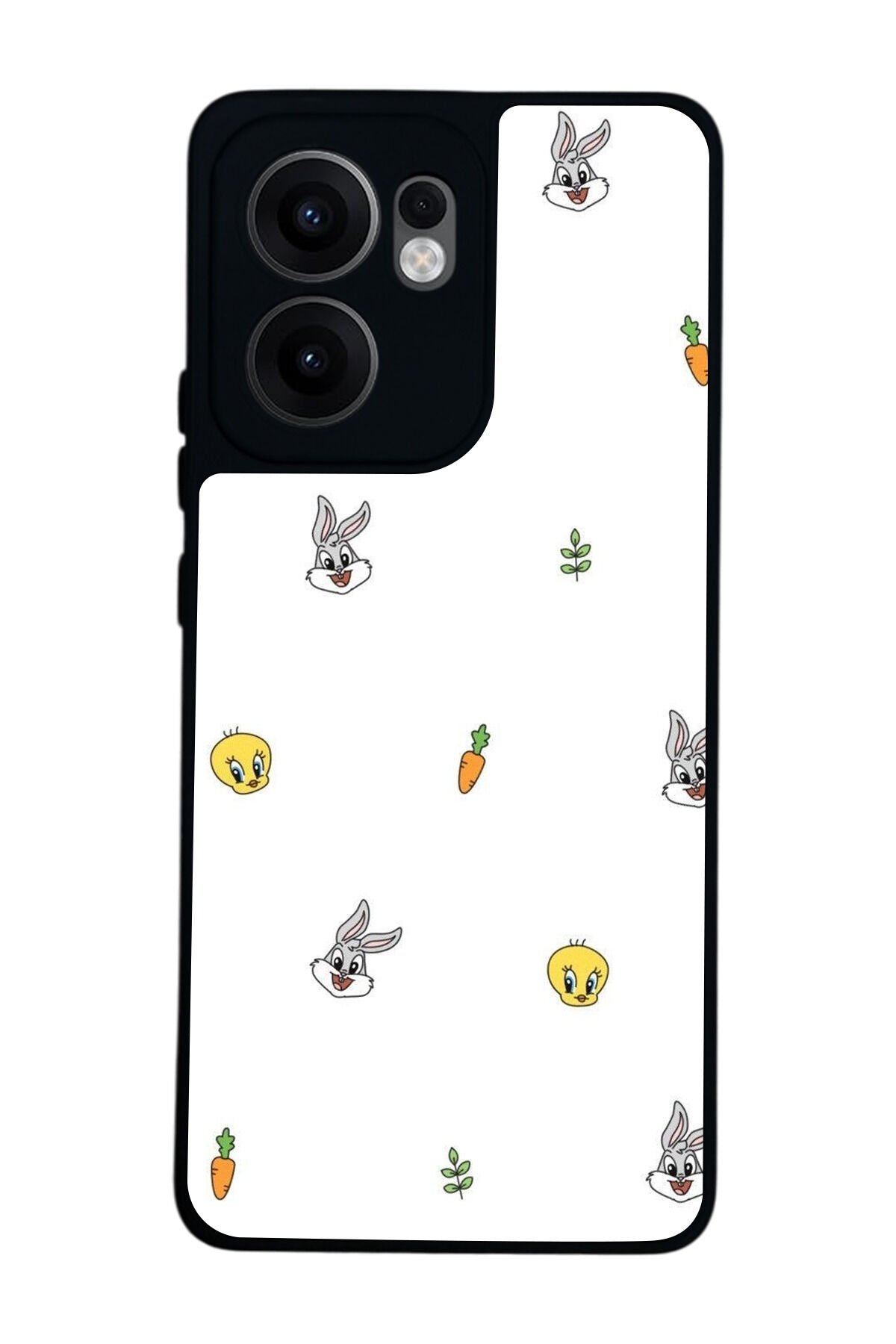Oppo Reno 13F Uyumlu Tweety Tasarımlı Glossy Premium Kılıf