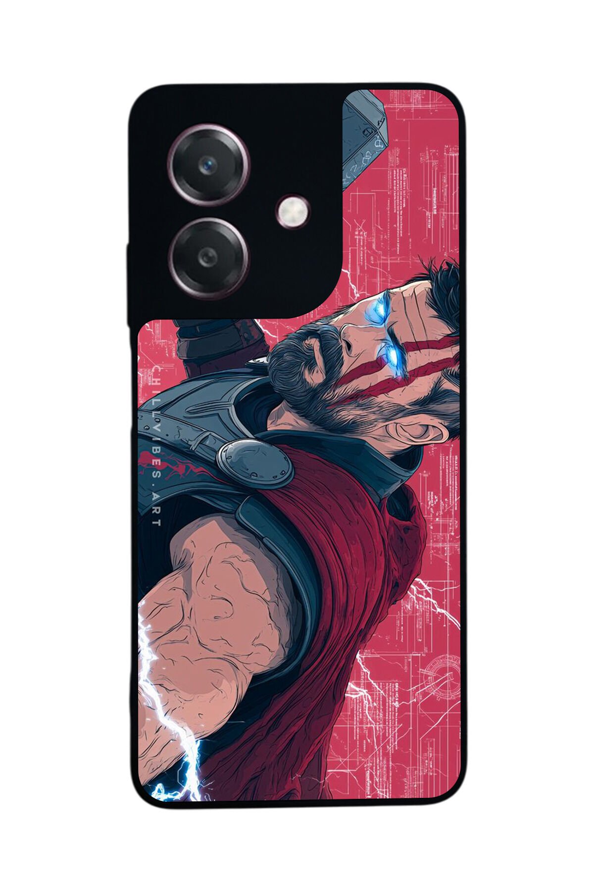 Oppo A3 5G Uyumlu Thor Tasarımlı Glossy Premium Kılıf