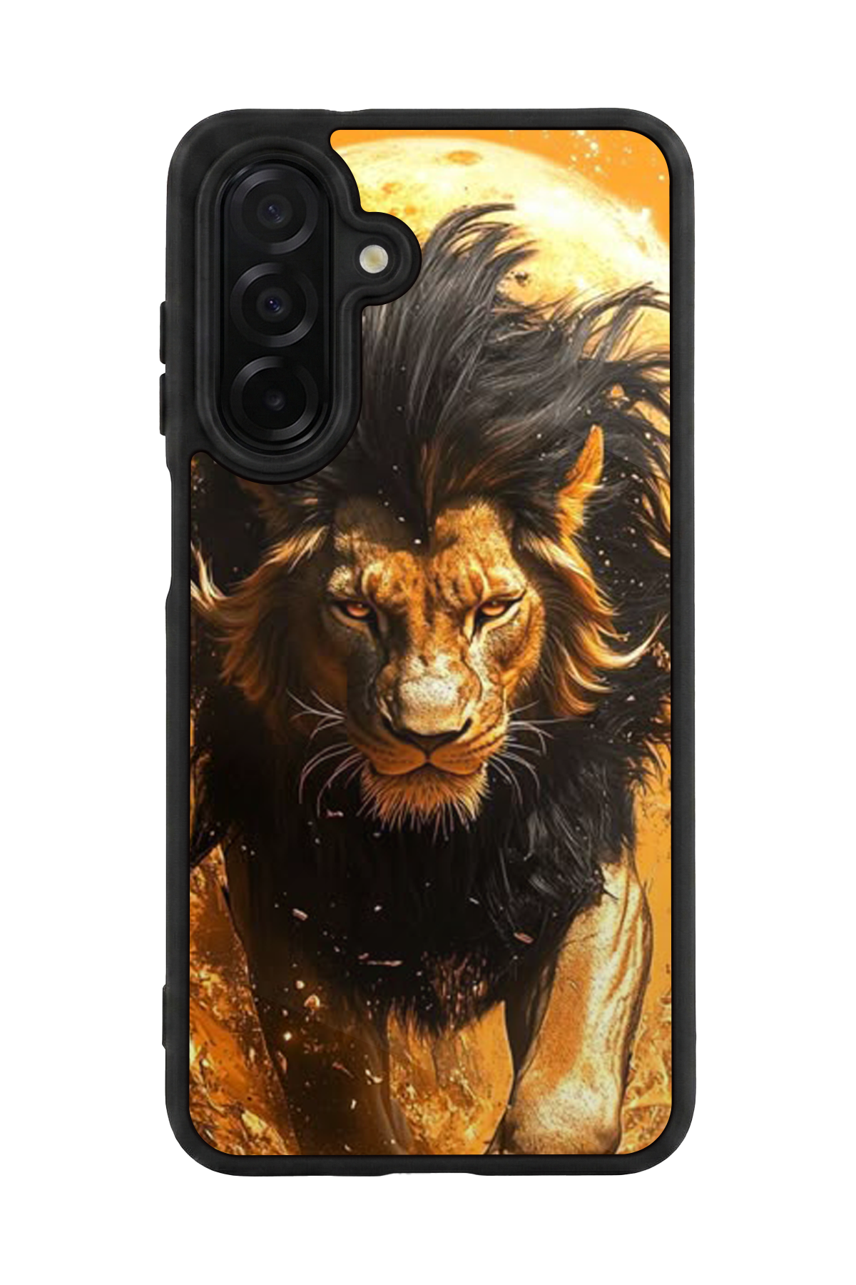 Samsung Galaxy A26 Uyumlu Aslan Tasarımlı Glossy Premium Kılıf