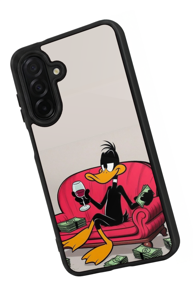 Samsung Galaxy A36 Uyumlu Daffy duck Tasarımlı Glossy Premium Kılıf