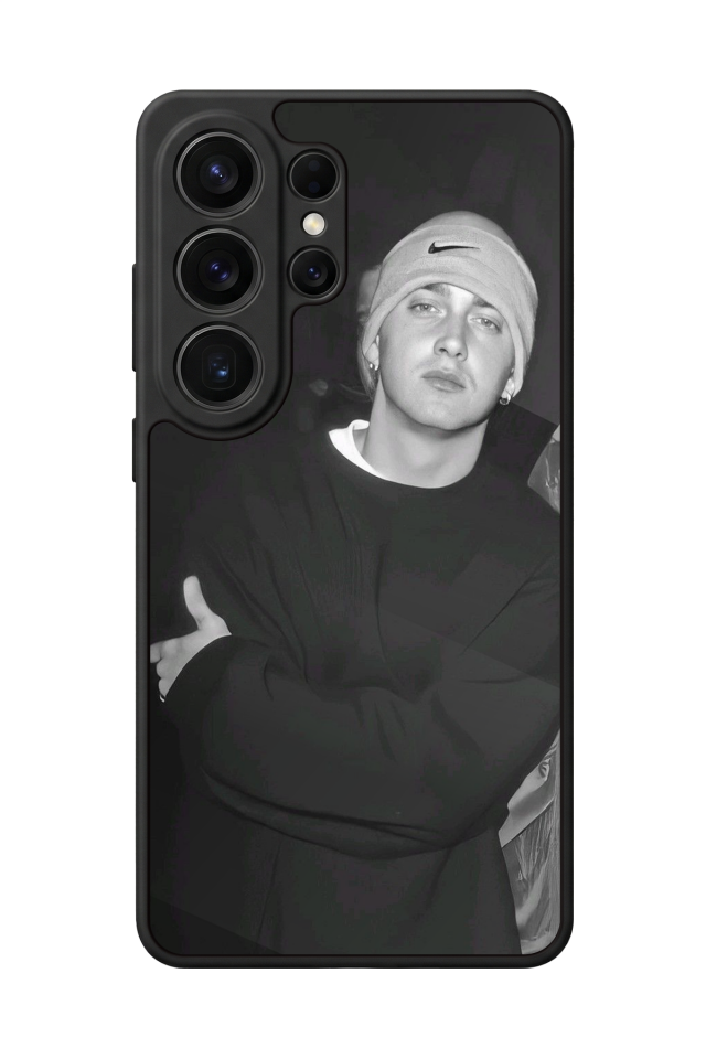 Samsung Galaxy S26 Ultra Uyumlu Eminem Tasarımlı Glossy Premium Kılıf