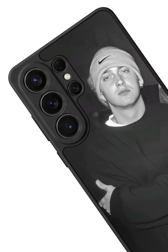 Samsung Galaxy S26 Ultra Uyumlu Eminem Tasarımlı Glossy Premium Kılıf
