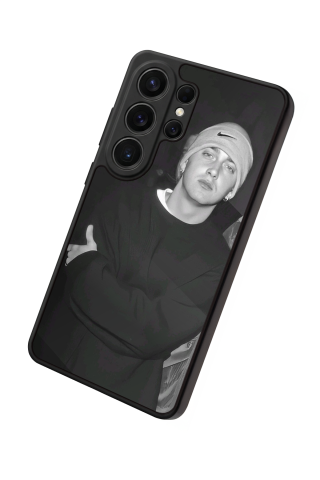 Samsung Galaxy S26 Ultra Uyumlu Eminem Tasarımlı Glossy Premium Kılıf