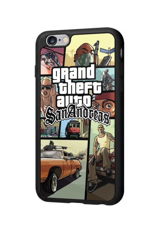iPhone 6s Plus Uyumlu GTA Tasarımlı Glossy Premium Kılıf