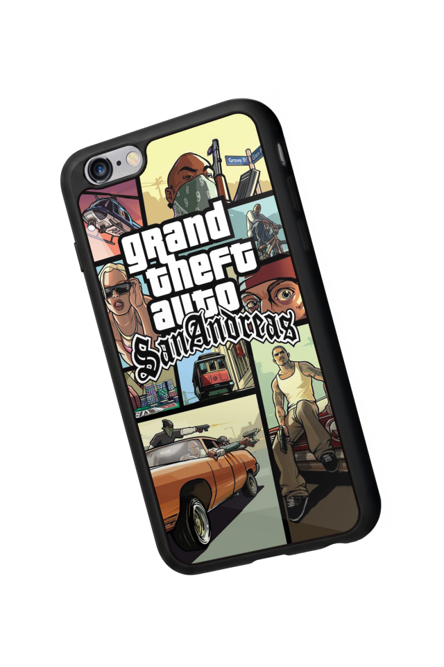 iPhone 6s Plus Uyumlu GTA Tasarımlı Glossy Premium Kılıf