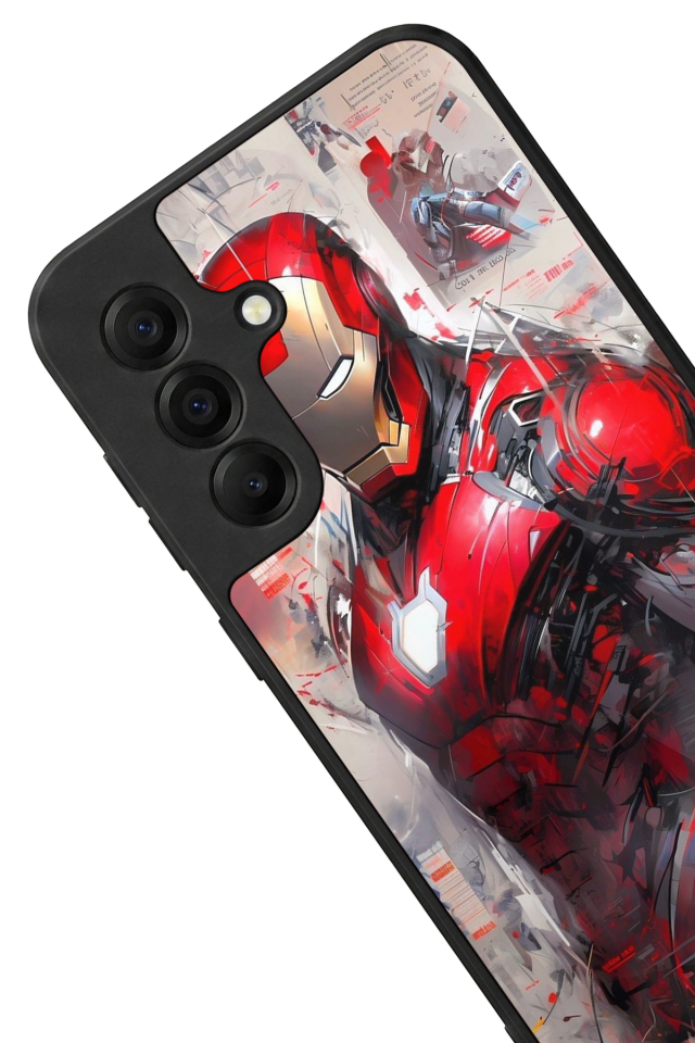 Samsung Galaxy A17 Uyumlu Iron Man ( Demir Adam ) Tasarımlı Glossy Premium Kılıf