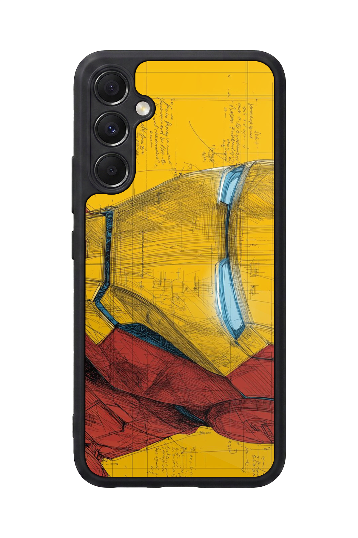 Samsung Galaxy A34 Uyumlu  Iron Man ( Demir Adam ) Tasarımlı Glossy Premium Kılıf
