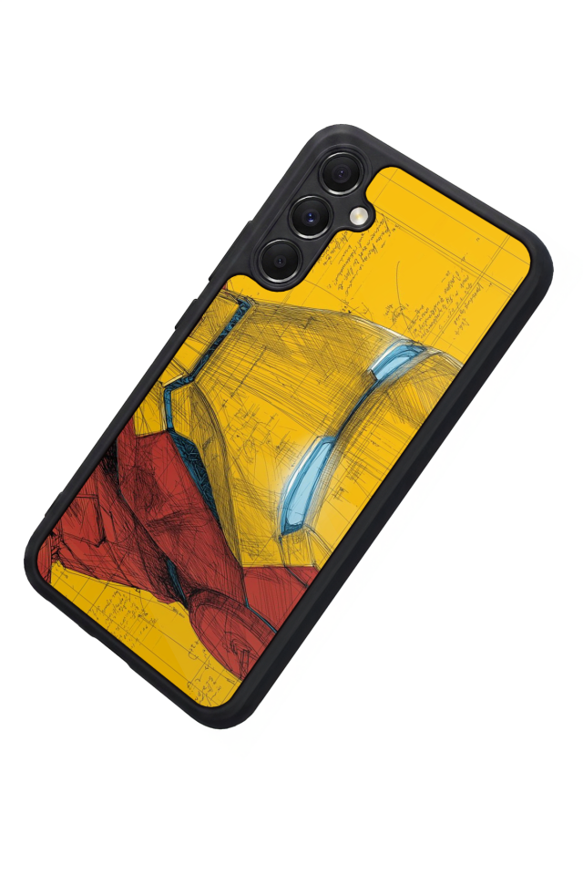 Samsung Galaxy A34 Uyumlu  Iron Man ( Demir Adam ) Tasarımlı Glossy Premium Kılıf