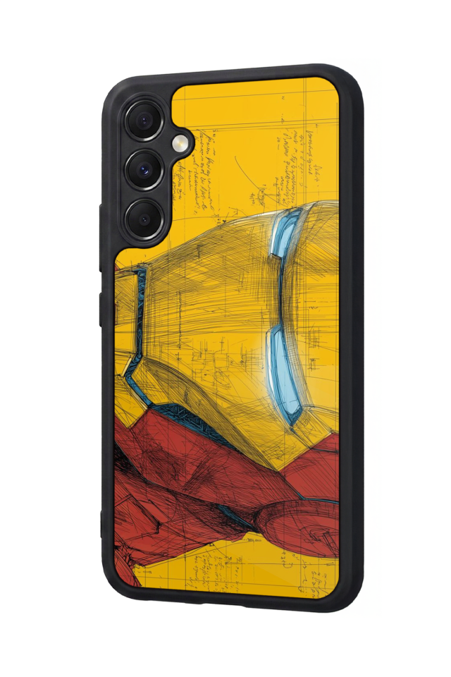 Samsung Galaxy A34 Uyumlu  Iron Man ( Demir Adam ) Tasarımlı Glossy Premium Kılıf