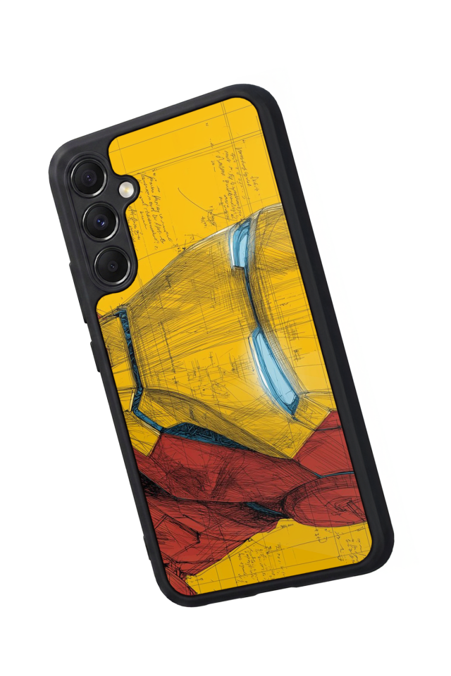 Samsung Galaxy A34 Uyumlu  Iron Man ( Demir Adam ) Tasarımlı Glossy Premium Kılıf