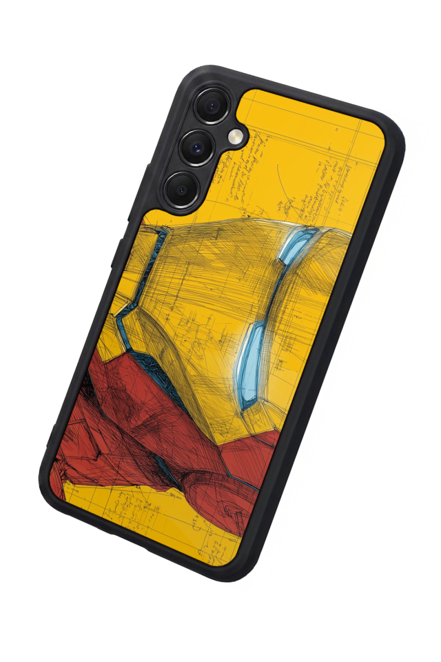 Samsung Galaxy A34 Uyumlu  Iron Man ( Demir Adam ) Tasarımlı Glossy Premium Kılıf