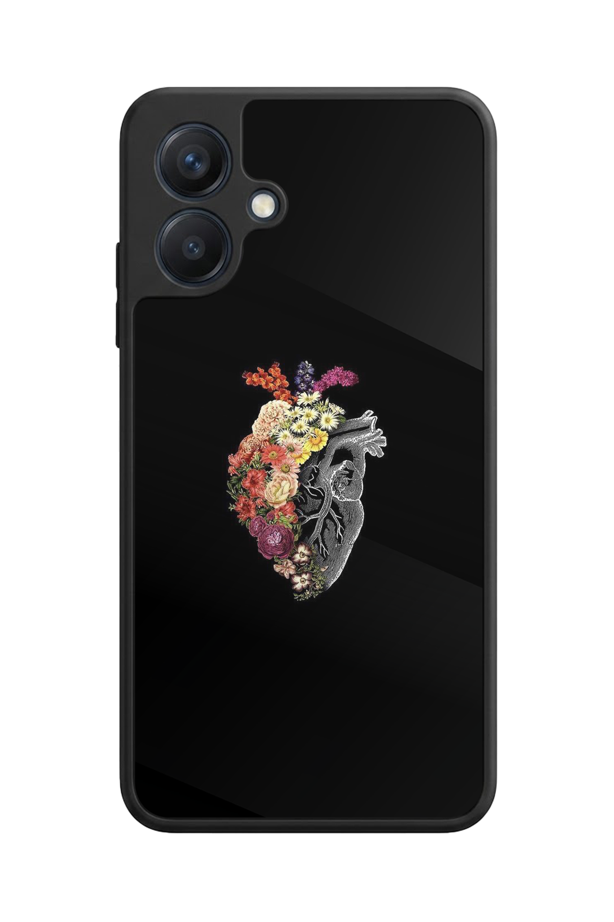 Samsung Galaxy A07 Uyumlu Kalp Love Tasarımlı Glossy Premium Kılıf