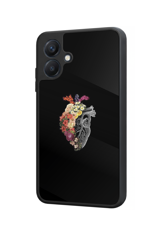 Samsung Galaxy A07 Uyumlu Kalp Love Tasarımlı Glossy Premium Kılıf