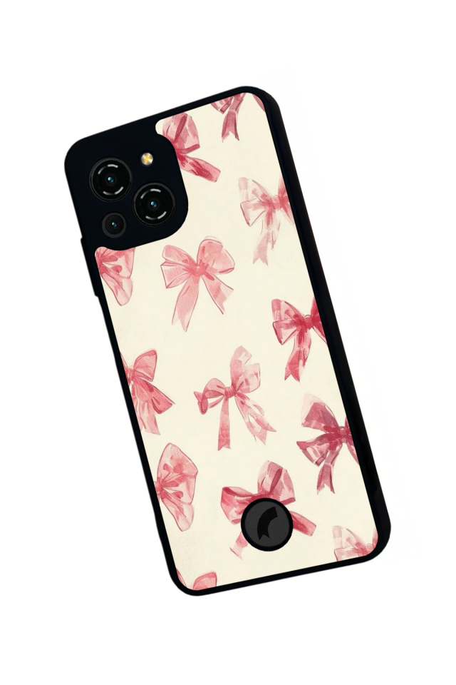 Reeder S23 Pro Max Uyumlu Kurdele Tasarımlı Glossy Premium Kılıf