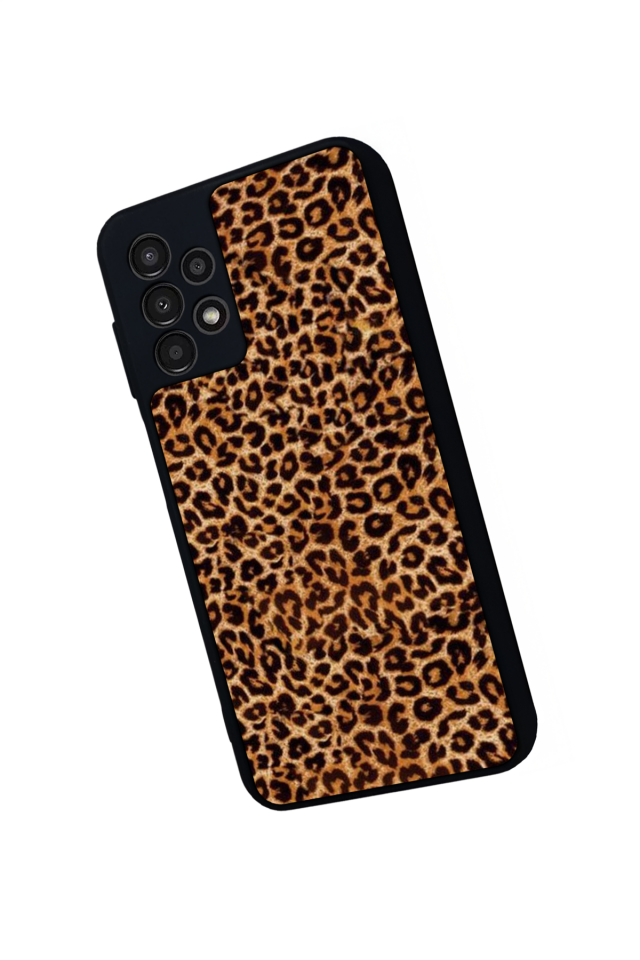 Samsung Galaxy A23 Uyumlu Leopar Tasarımlı Glossy Premium Kılıf