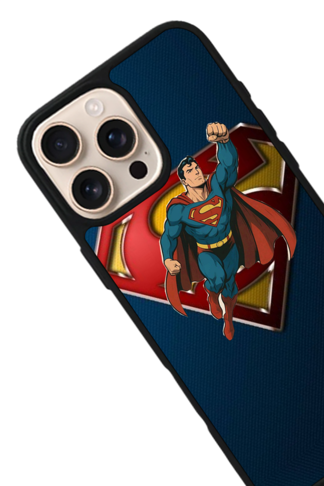 iPhone 14 Pro Max Uyumlu Superman Tasarımlı Glossy Premium Kılıf