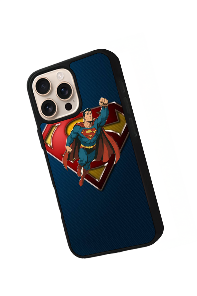 iPhone 14 Pro Max Uyumlu Superman Tasarımlı Glossy Premium Kılıf
