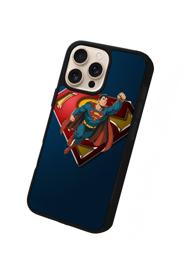 iPhone 14 Pro Max Uyumlu Superman Tasarımlı Glossy Premium Kılıf